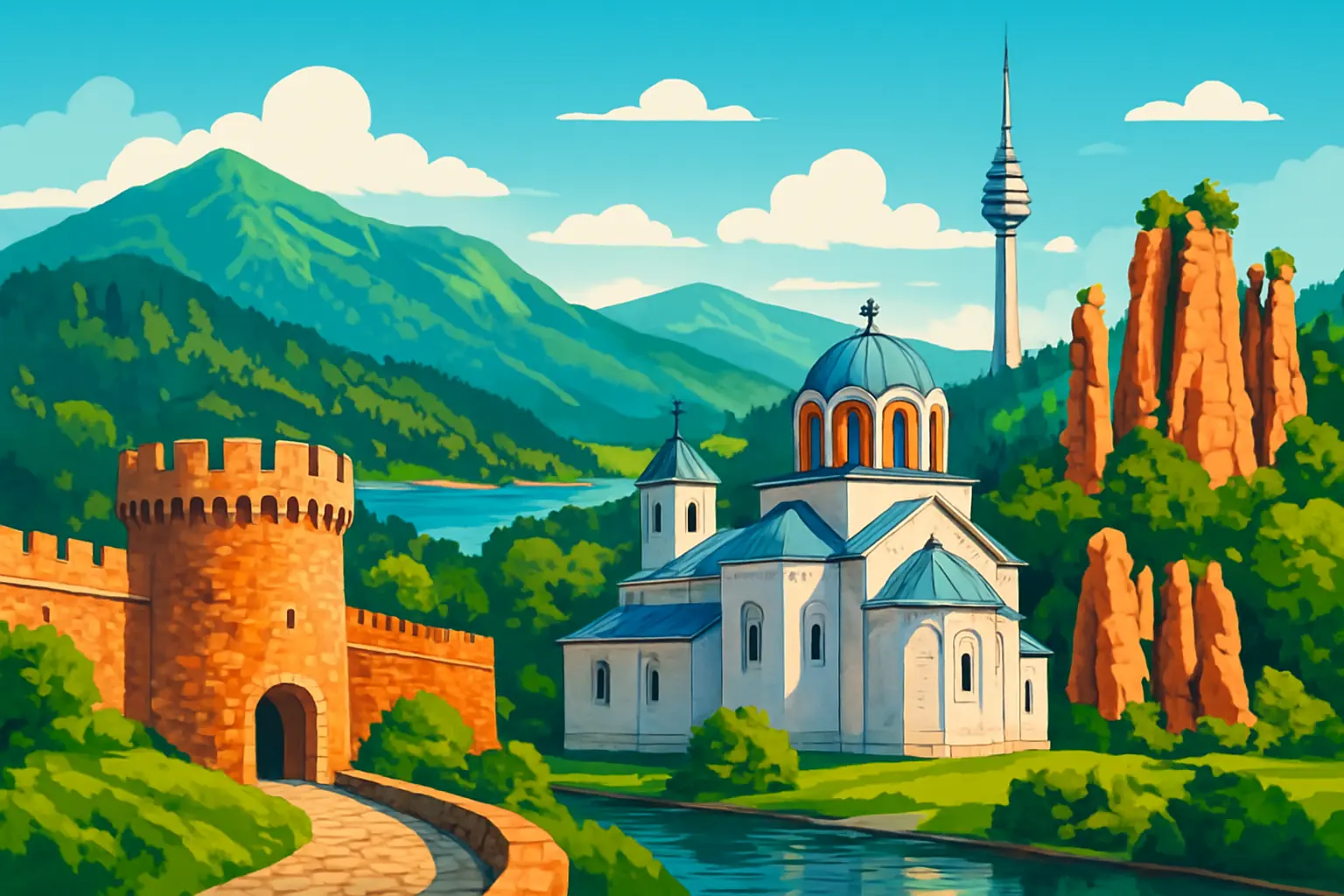 Wynajem samochodu w Serbien