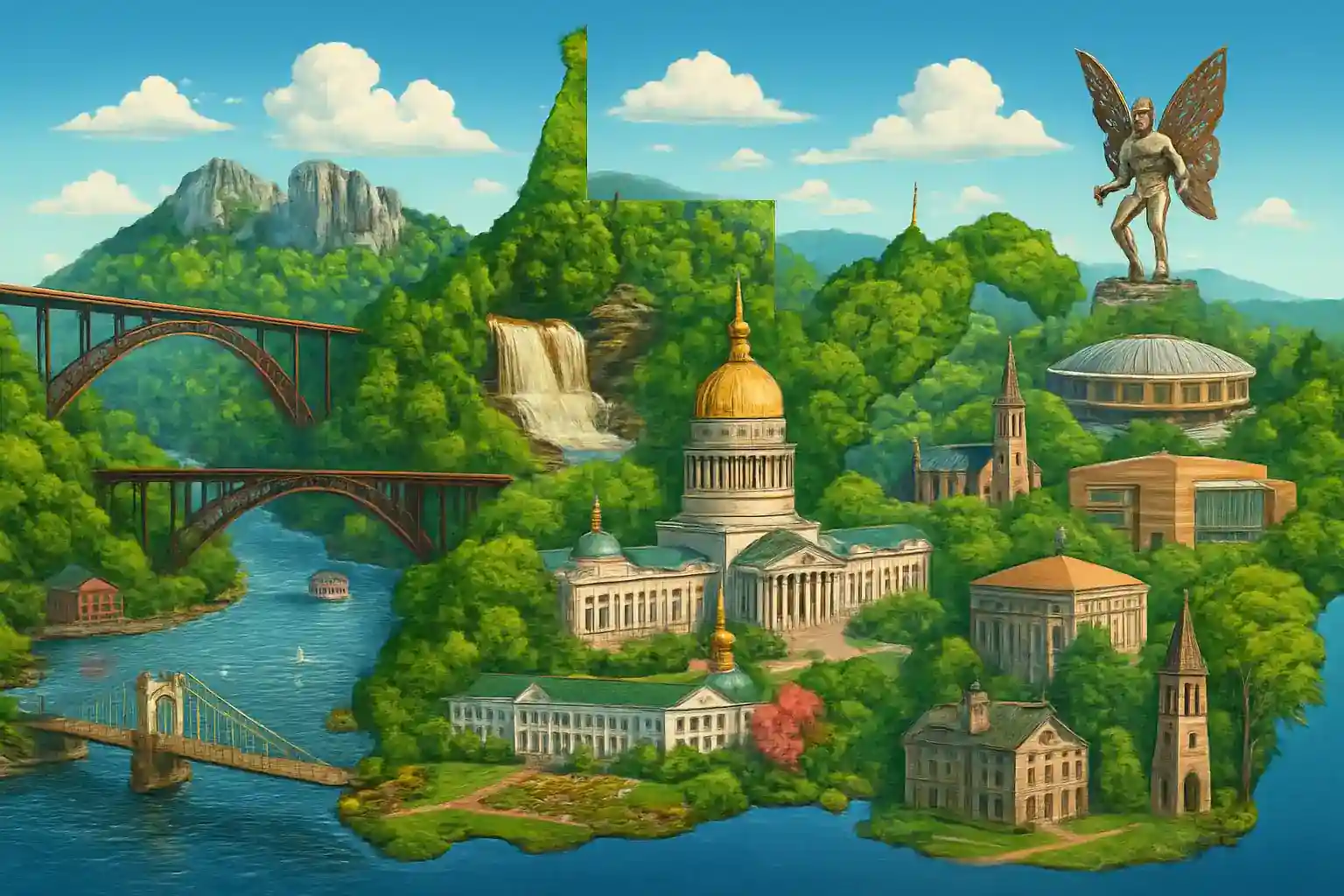 Wynajem samochodu w USA – West Virginia