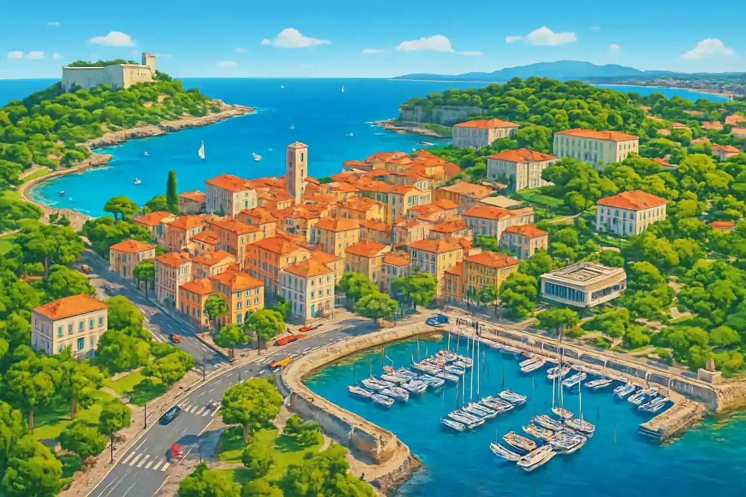 Car rental at Antibes