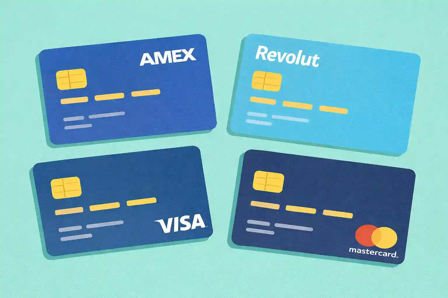 Carta di credito e di debito per noleggio auto