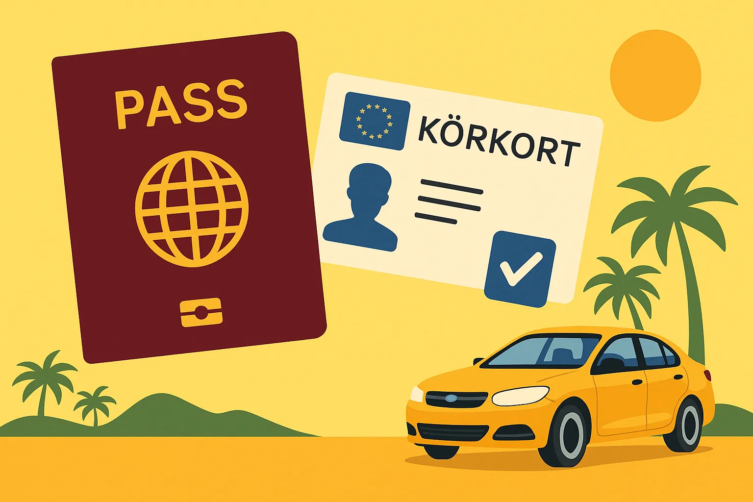 Ispezionare accuratamente il noleggio auto
